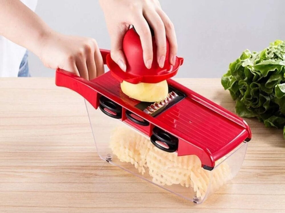 Cortador De Legumes 6 Em 1 Mandoline Profissional – Picador ... - Image 3