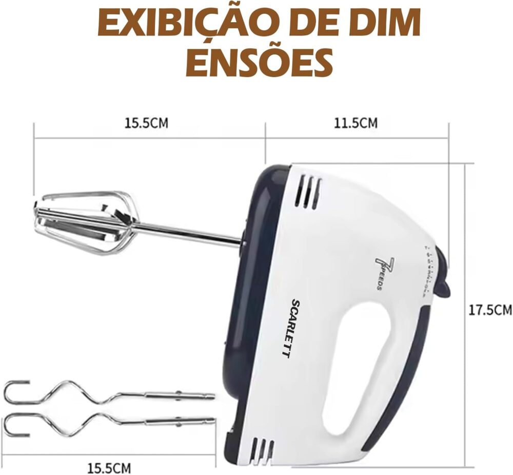 Batedeira de Mão, Batedeira 220v, Batedeira Portatil 220v, 2... - Image 5