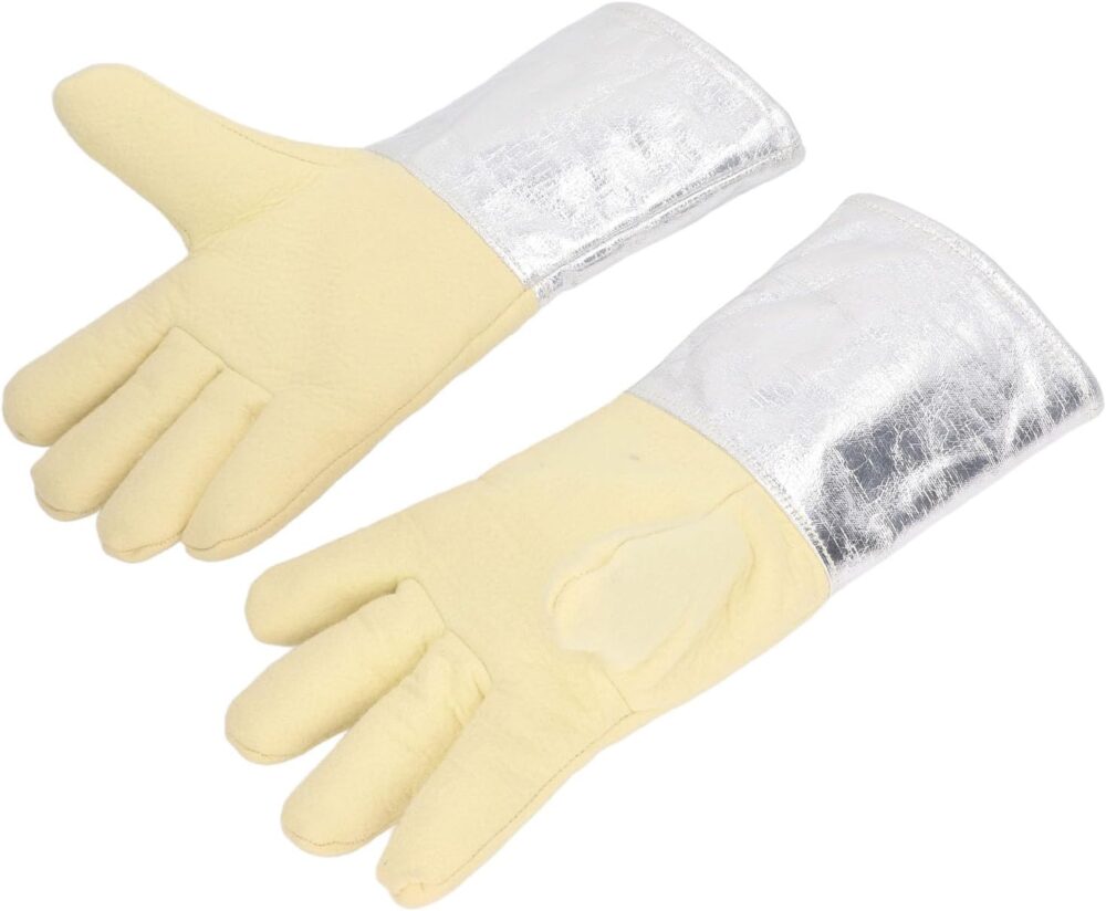 Luvas de Folha de Alumínio de Alta Temperatura, Luvas à Prov... - Image 3