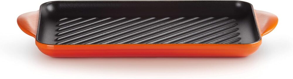 LE CREUSET Grelha Retangular 32cm, Ferro Fundido, Laranja - Image 3