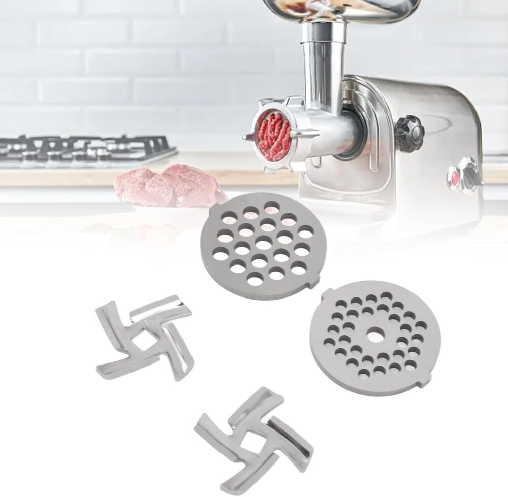 Blades de moedor de carne, placa de moedor de carne de aço i... - Image 4