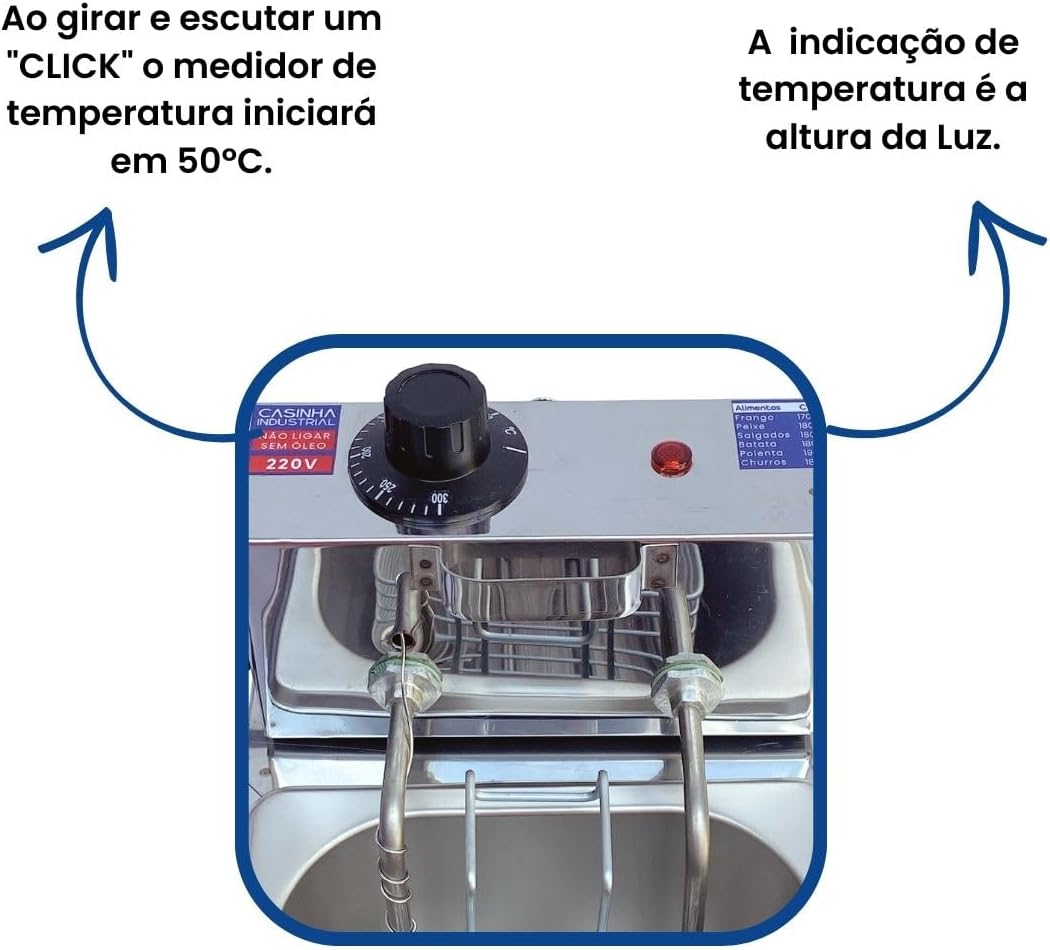 Fritadeira Industrial Elétrica Cuba 3L (110) | É bom mesmo? Descubra antes de comprar - Image 8