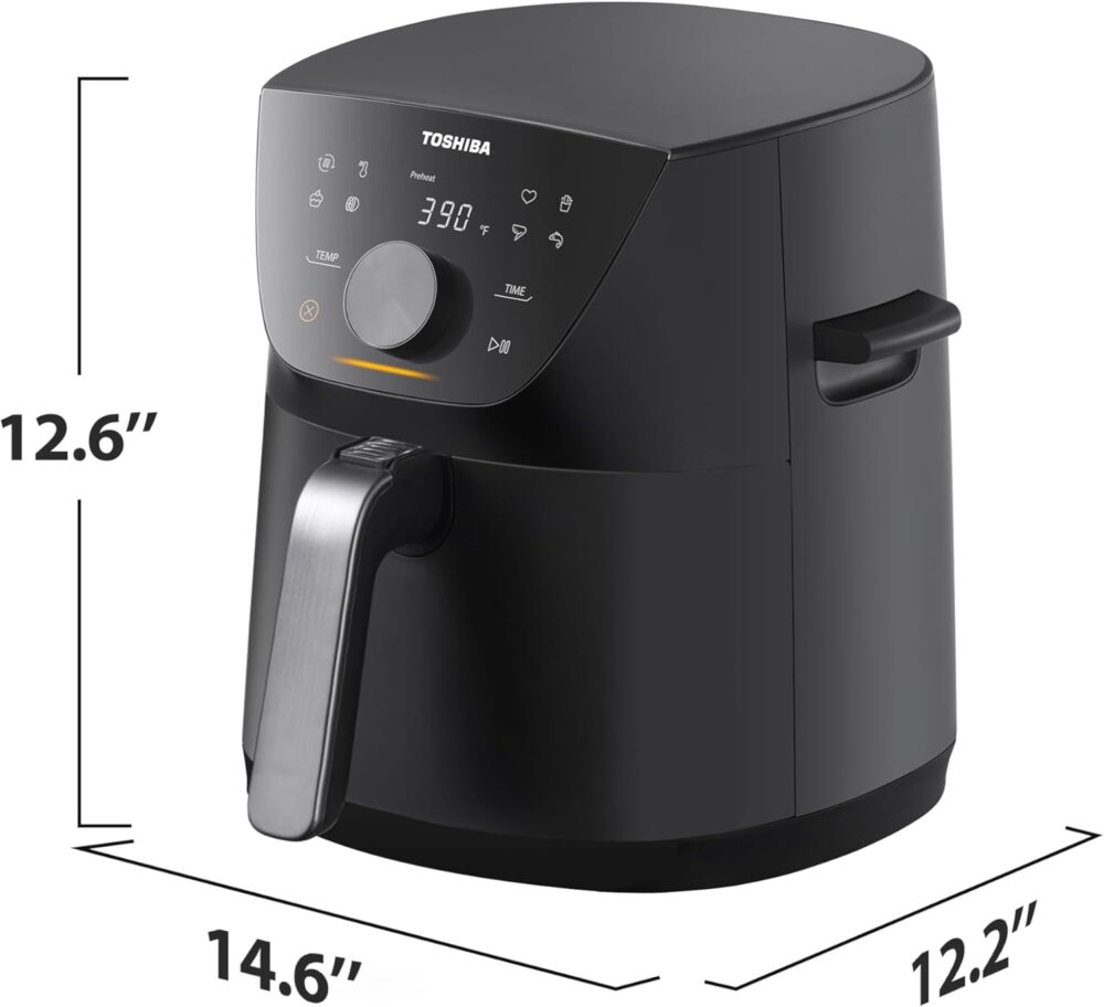 Toshiba Frigideira de ar de 5,5 QT com tecnologia Heat-Q, re... | É bom mesmo? Descubra antes de comprar - Image 9