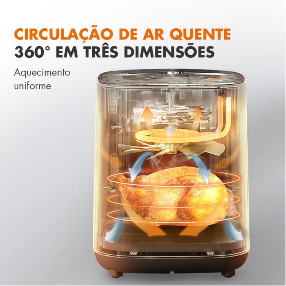 Gaabor Air Fryer Fritadeira Elétrica sem Óleo 4L Touch 220v ... | É bom mesmo? Descubra antes de comprar - Image 10