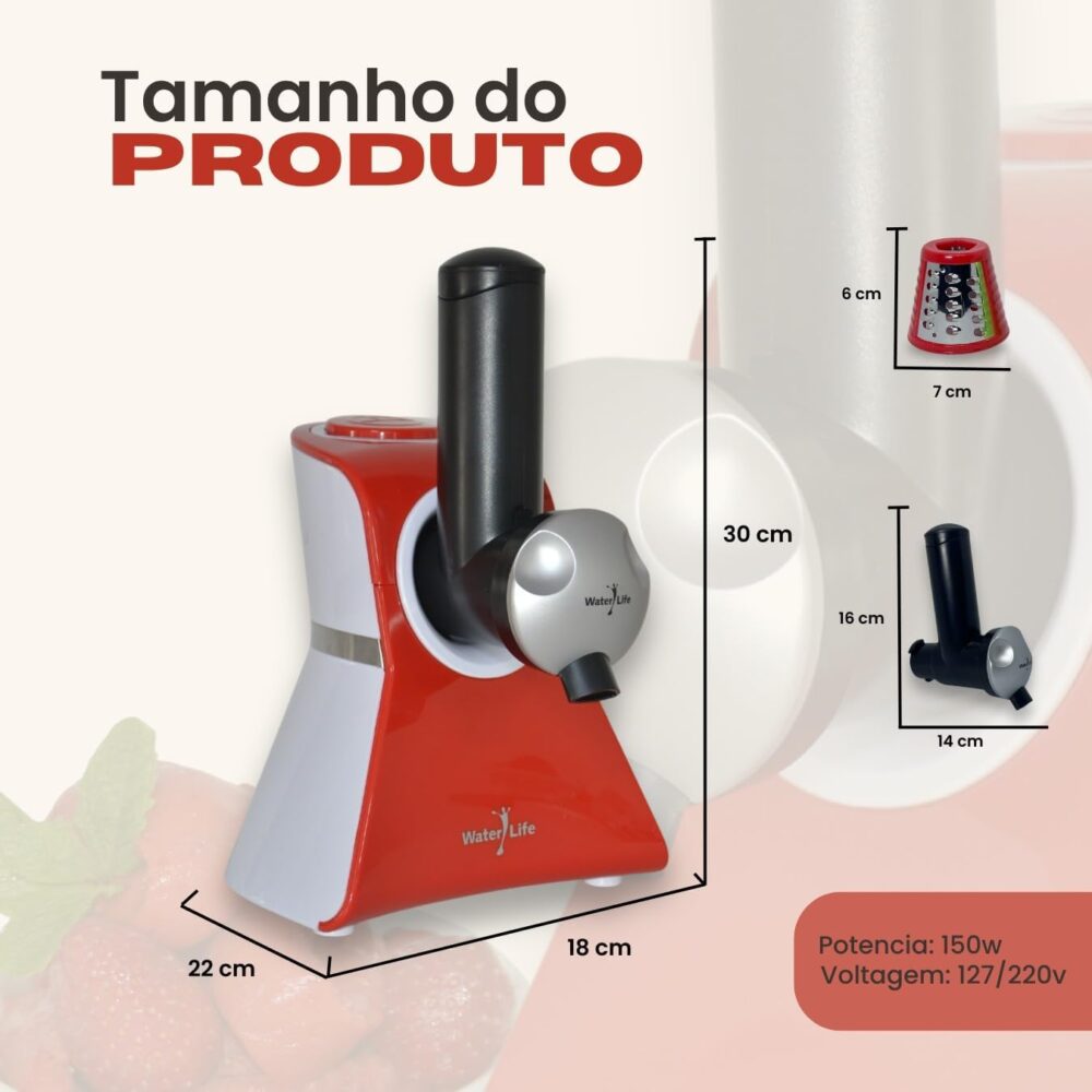 110v Branco Ralador elétrico de queijo e Maquina de Sorvete,... - Image 7