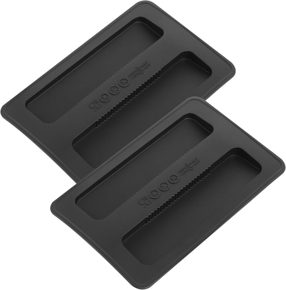 Capa de torradeira, 2 peças de silicone, 2 fatias, tampa de ...