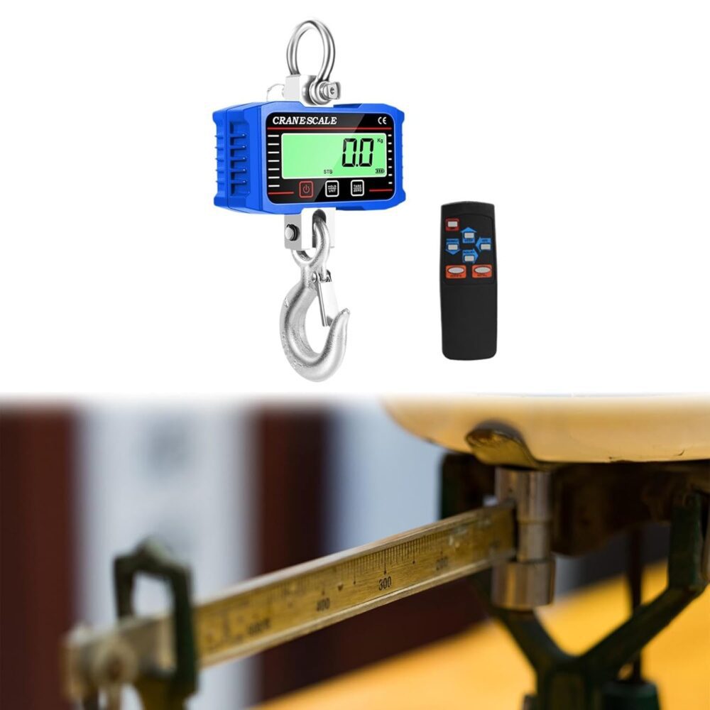 oshhni Balança de guindaste de 1000 kg Balança digital suspe... - Image 6