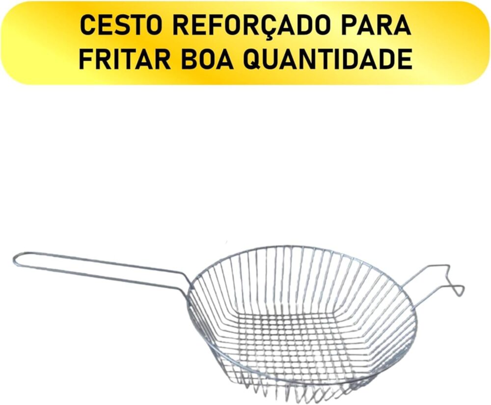 Fritadeira Elétrica Industrial Redonda 5 L Aço Inoxidável (1... | É bom mesmo? Descubra antes de comprar - Image 7