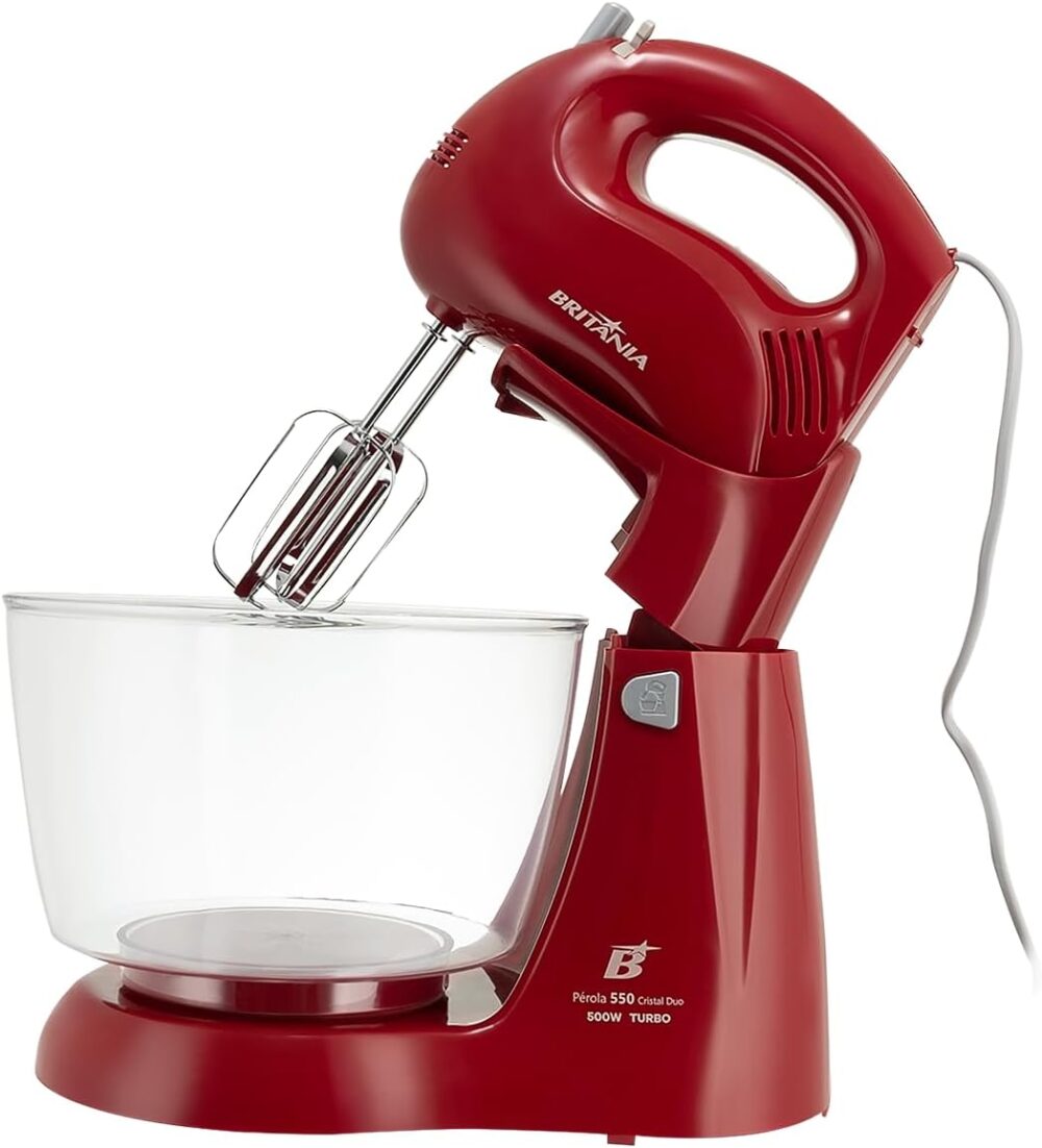 Batedeira Britânia Perola Cristal Duo Turbo Vermelha 127V - Image 7