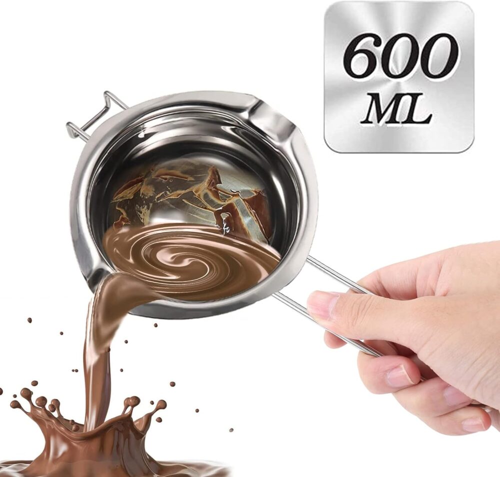 Panela de derretimento de chocolate - banho-maria dupla de 6...