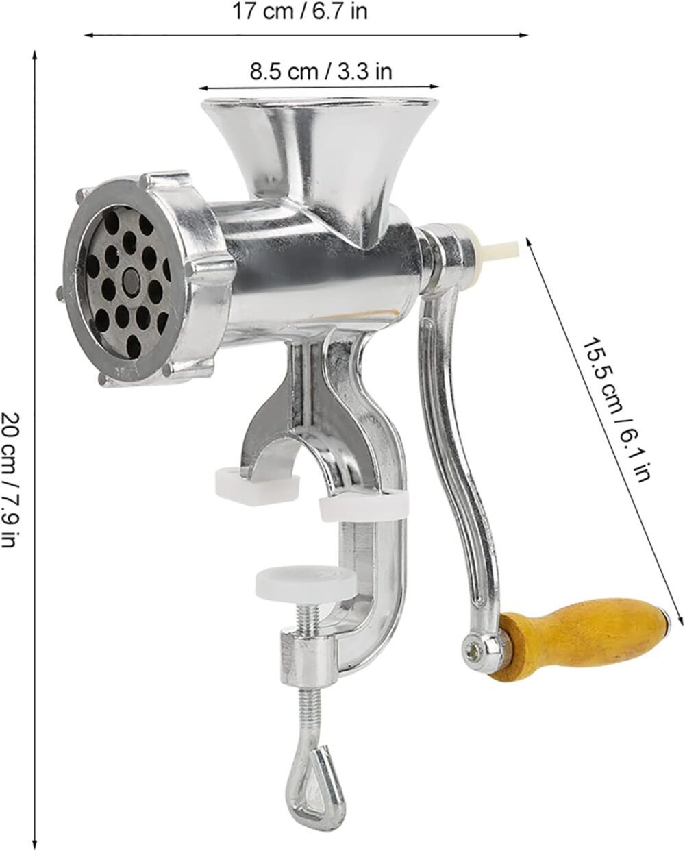 Moedor manual de carne, moedor manual de liga de alumínio, m... - Image 5