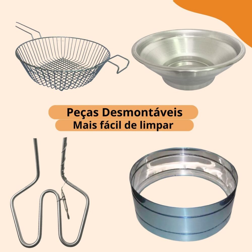 Fritadeira Elétrica Industrial Tacho 3,5L + Escumadeira Inox... | É bom mesmo? Descubra antes de comprar - Image 3