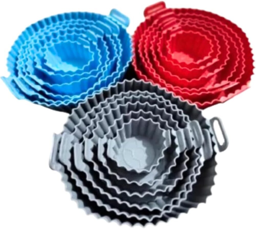 Kit 6 Formas de Silicone Para Air Fryer Antiaderente Reutili... | É bom mesmo? Descubra antes de comprar