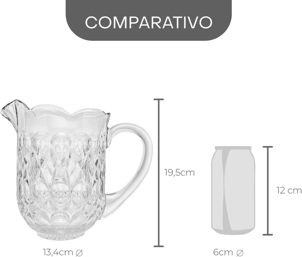 LYOR - Jarra de Cristal Lile 1,5L - Ideal para Refrescos e Á... - Image 5