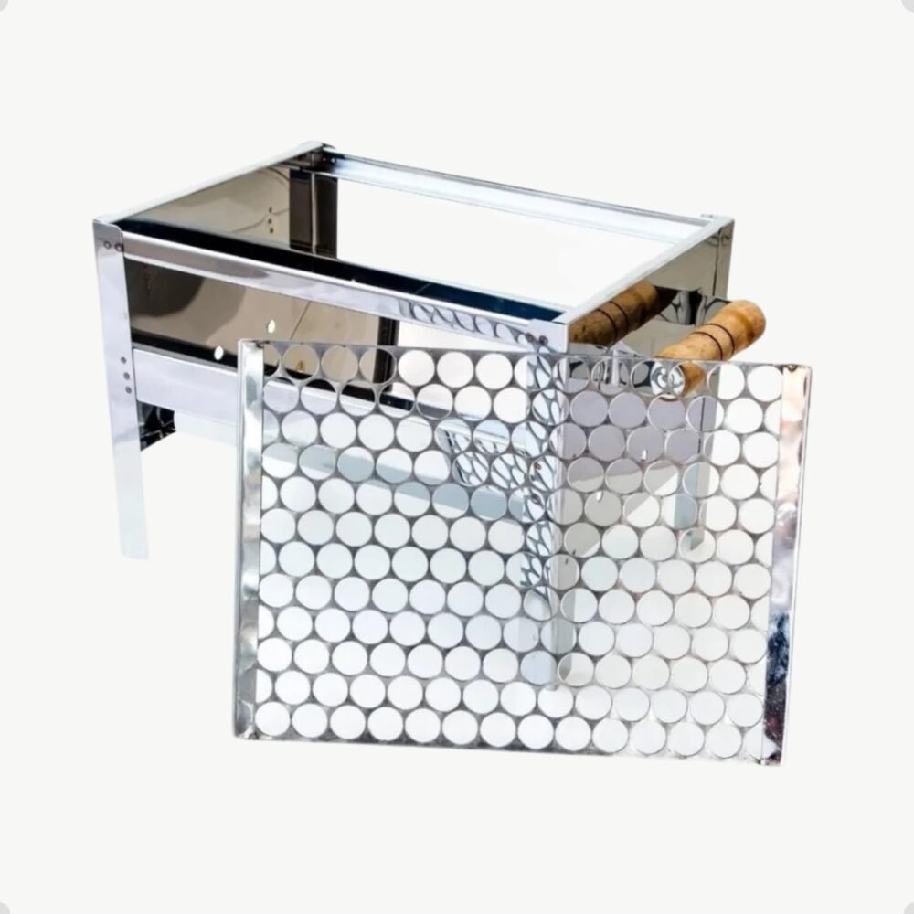 Churrasqueira de Inox N 1 (28x40). (N 1 (28x40)) - Image 5