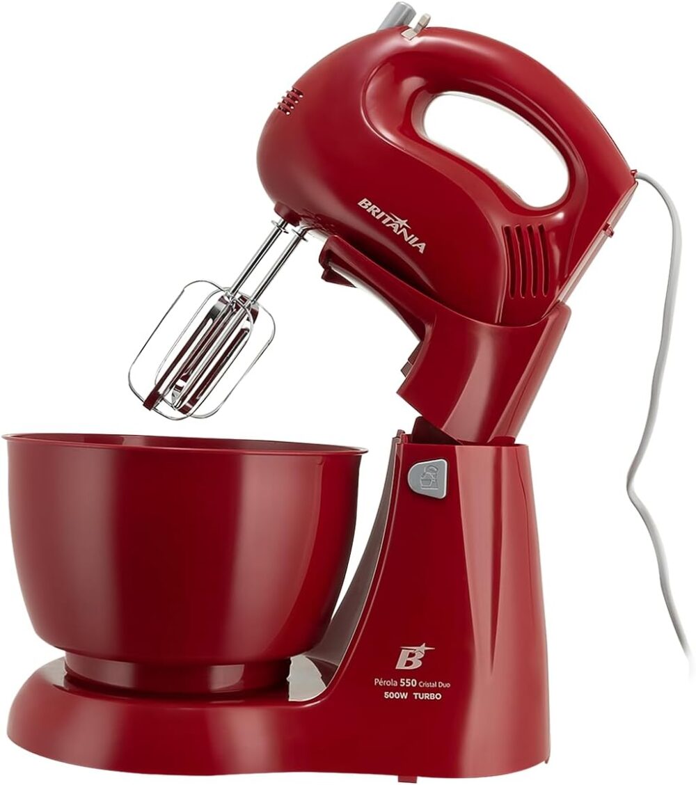 Batedeira Britânia Perola Cristal Duo Turbo Vermelha 127V - Image 8