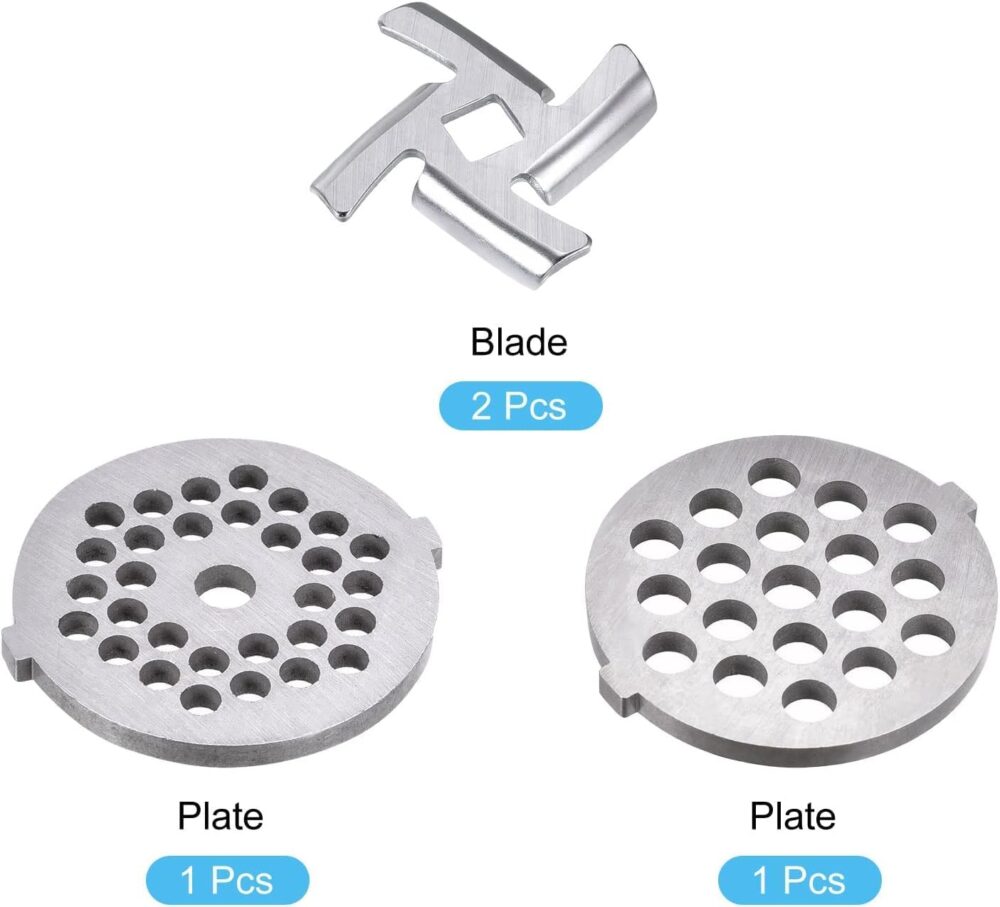 Conjunto de lâminas de moedor de carne de 4 peças, excelente... - Image 4