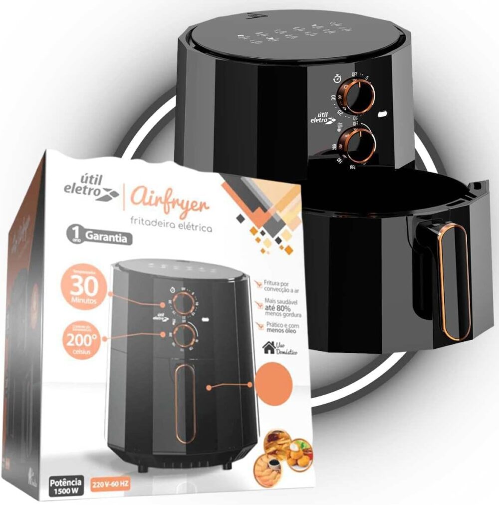 Kit Cozinha Fritadeira Airfryer Elétrica 4,5L e Grill Sandui... | É bom mesmo? Descubra antes de comprar - Image 5