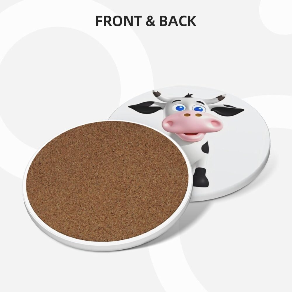 Porta-copos de desenho animado com estampa de vaca leiteira ... - Image 2