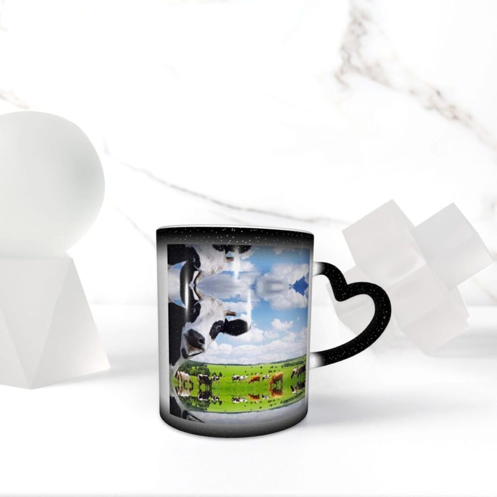 FURLOU Caneca de café de vaca leiteira pasto prado pastagem ... - Image 6