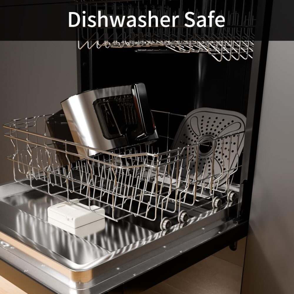 ASZ Frigideira de ar 4,7 litros, Airfryer compacto portátil,... | É bom mesmo? Descubra antes de comprar - Image 7