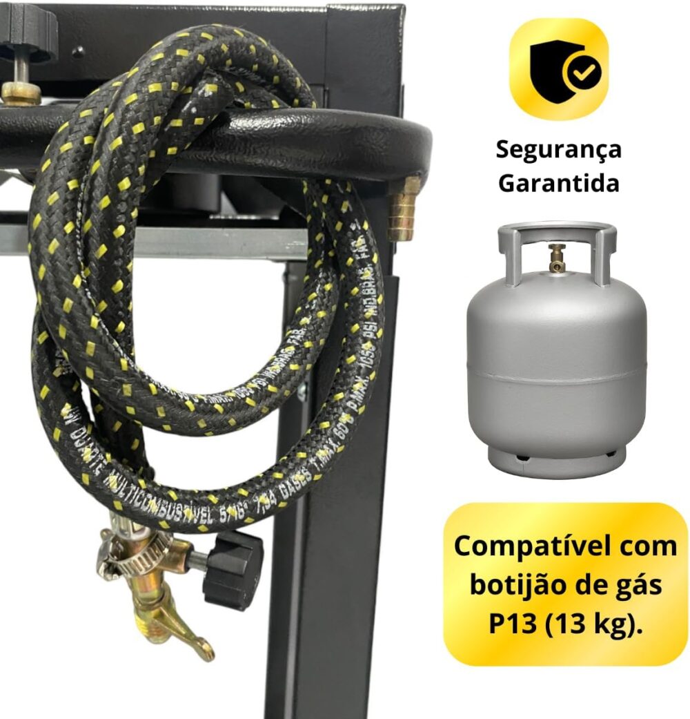 Fogão Industrial de Alta Pressão, 2 Bocas, Modelos Junior e ... - Image 6