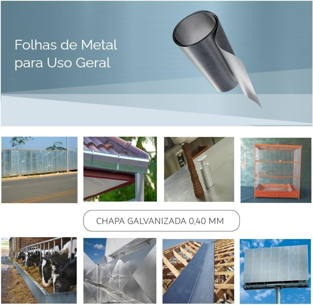 Chapa de Aço Galvanizado 30 cm x 25 m Civit - Image 2