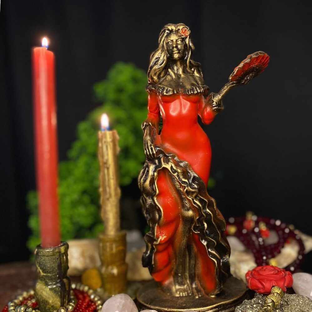 Imagem Maria Padilha Vermelha Estatua em Resina 24 cm - Image 6