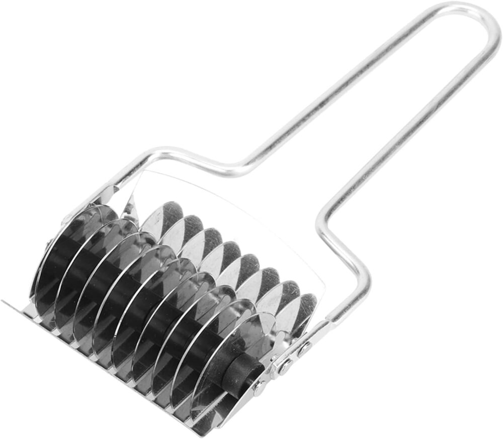2 peças Cortador de macarrão, cortador de macarrão manual de... - Image 8