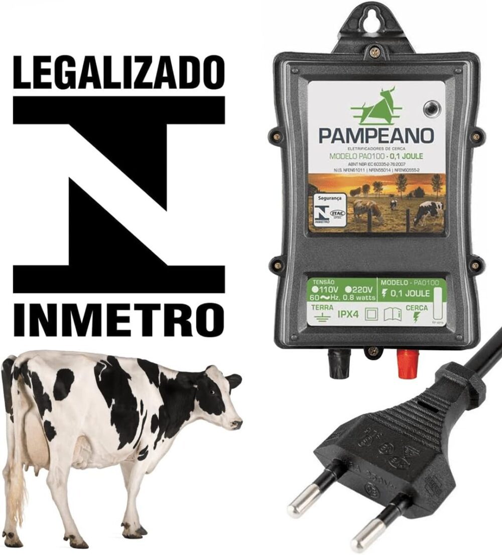 Aparelho De Choque Elétrico Pampeano PA0100 Tomada Bivolt Pa... - Image 5