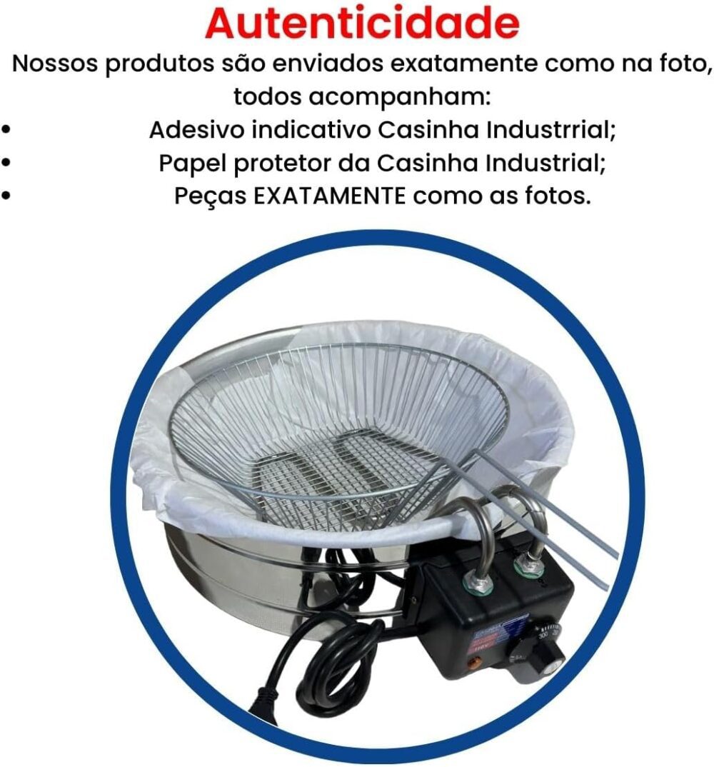 Fritadeira Elétrica Industrial Tacho Redondo 7L (110, Volts) | É bom mesmo? Descubra antes de comprar - Image 8