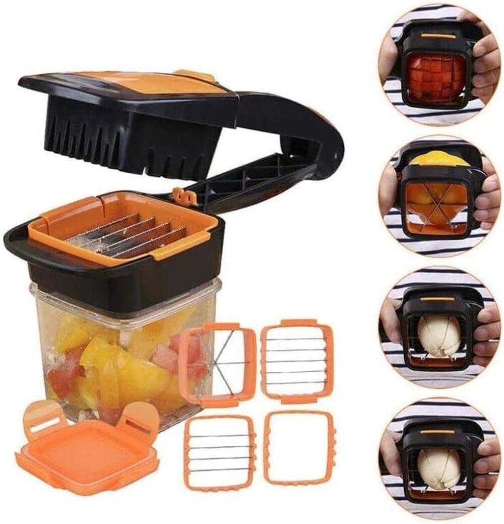 Cortador Compacto de Legumes Verduras e Frutas Fatiador Mult...