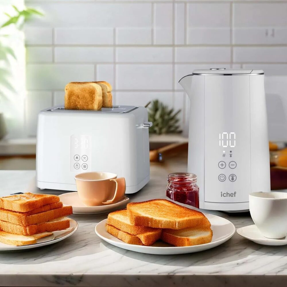 ICHEF Torradeira Elétrica e Chaleira Elétrica Breakfast 110V - Image 3