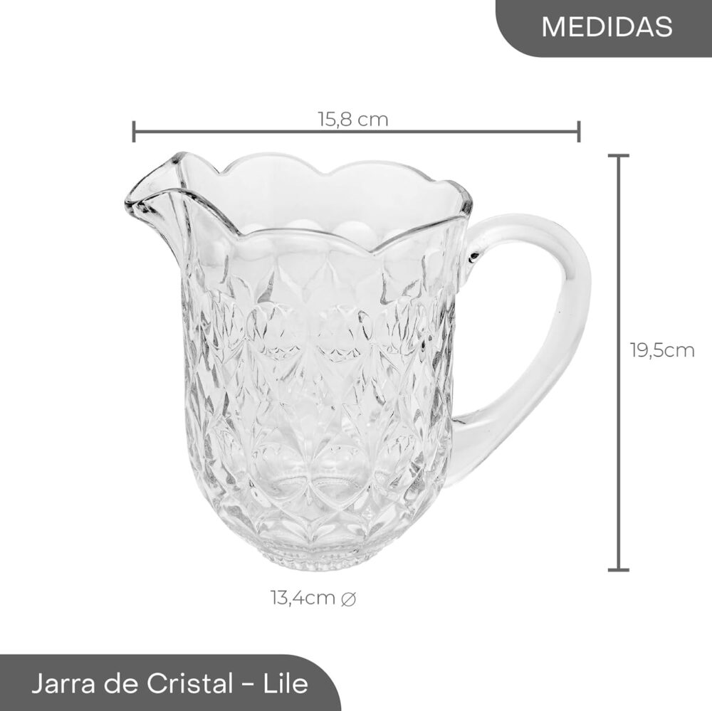 LYOR - Jarra de Cristal Lile 1,5L - Ideal para Refrescos e Á... - Image 3