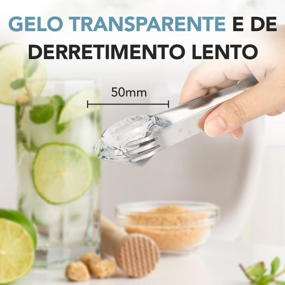 QB KRAFTZ Forma de Gelo - Molde em Formato de Diamante | Con... - Image 5