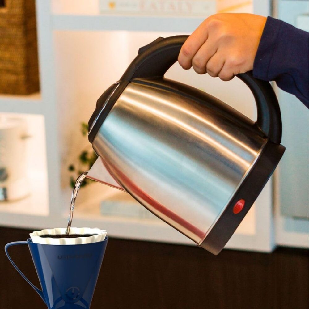 Chaleira Elétrica Sem Fio 1,8 Litros Inox 1200W Ideal para C... - Image 2