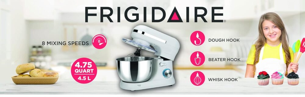 FRIGIDAIRE Misturador elétrico retrô ESTM020-BRANCO, 4,75 li... - Image 9