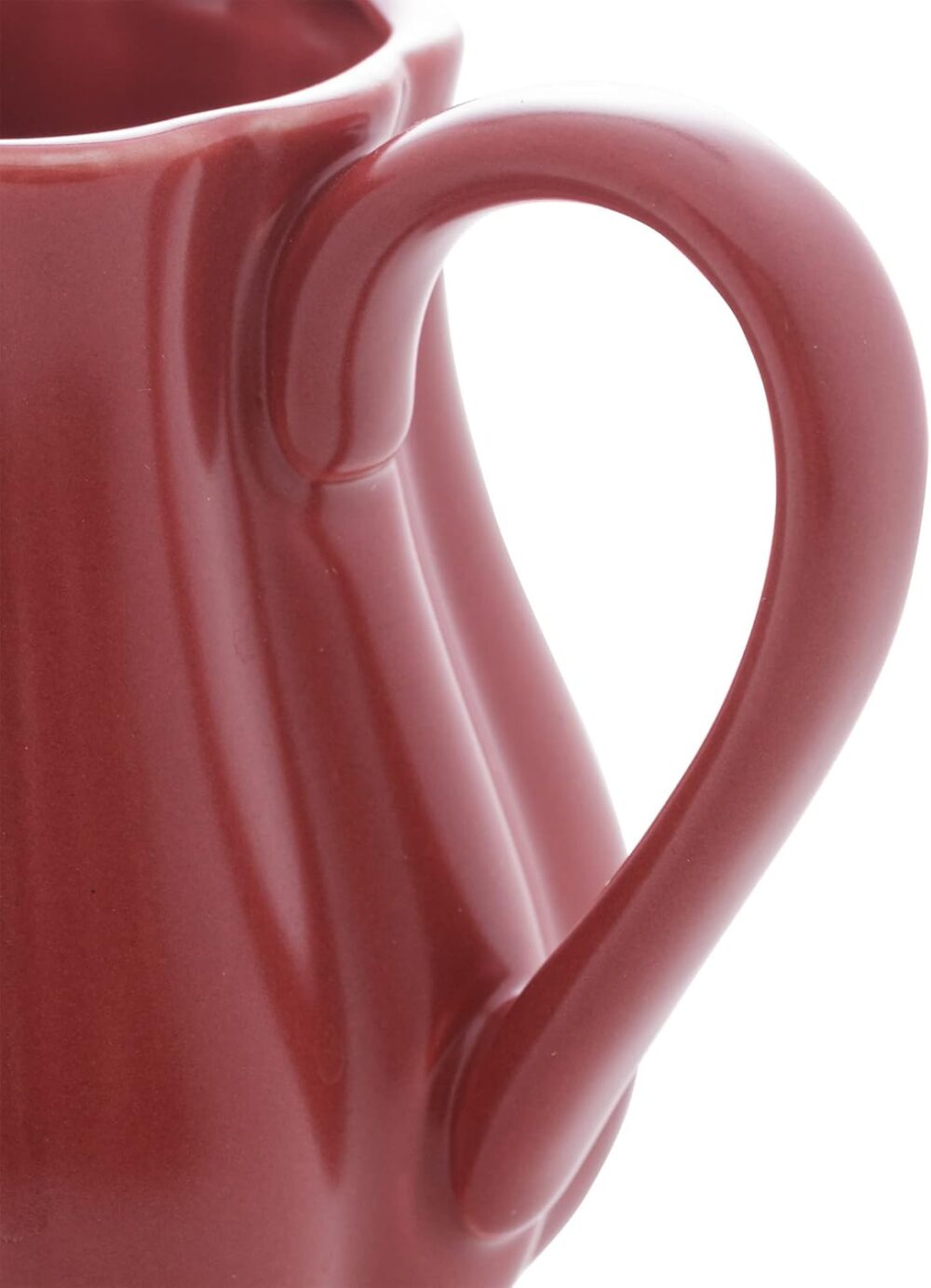 LEITEIRA DE PORCELANA PÉTALA 220ml WOLFF VERMELHO MATT - Image 4
