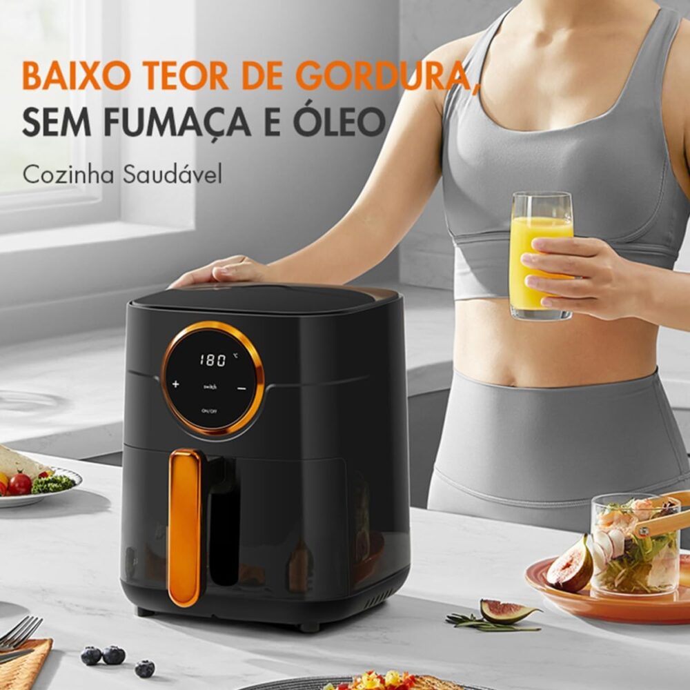 Gaabor Air Fryer Fritadeira Elétrica sem Óleo 4L Touch 220v ... | É bom mesmo? Descubra antes de comprar - Image 7