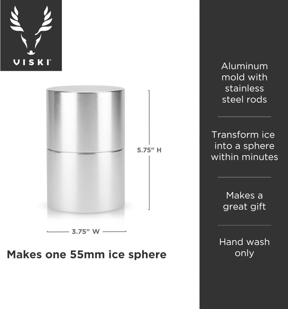 Viski Bola de gelo para Scotch Perfect, Bourbon, Whiskey, Ol... - Image 3