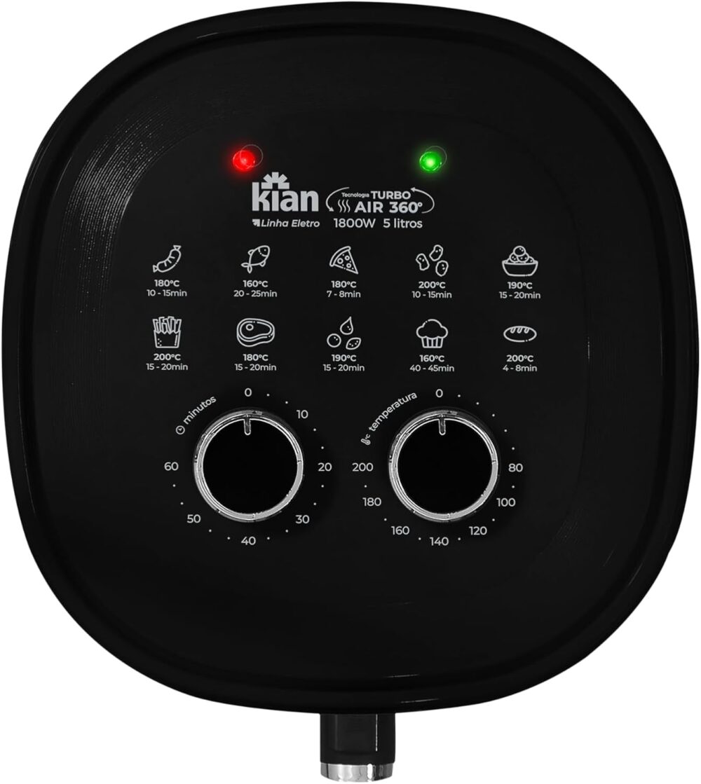 Kian - Air Fryer 5 litros 127V Preto 1800W AF-104 | É bom mesmo? Descubra antes de comprar - Image 5