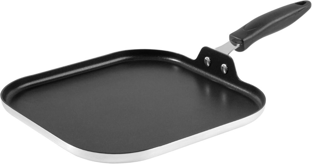 Restaurantware -Met Lux Chapa quadrada de 28 cm com alça par...