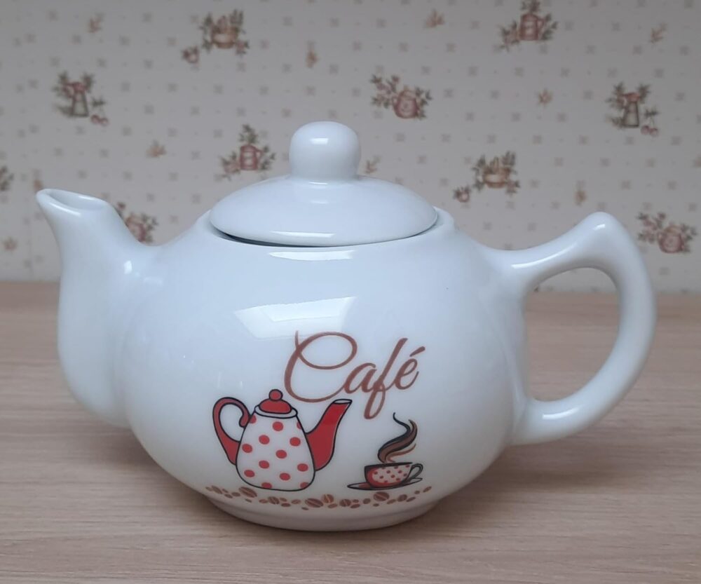 Bule Chaleira 830ml Japonês Café, Chá, Leite - Porcelana Dec... - Image 7
