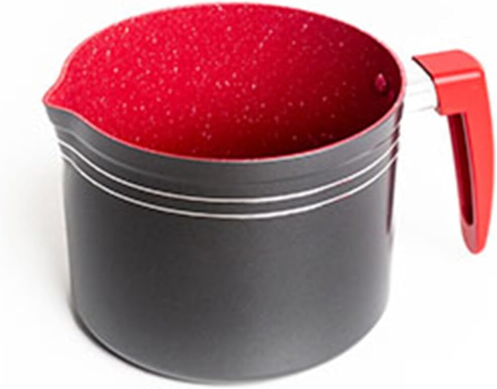 Genérico Vermelho Moderno e Sofisticado Leiteira RedSilver 1...