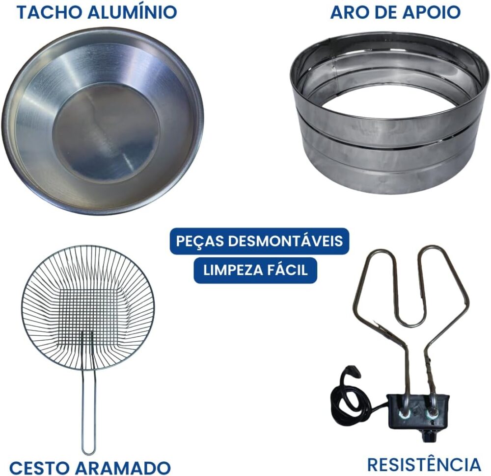 Fritadeira Elétrica Industrial Tacho Redondo 7L (110, Volts) | É bom mesmo? Descubra antes de comprar - Image 6