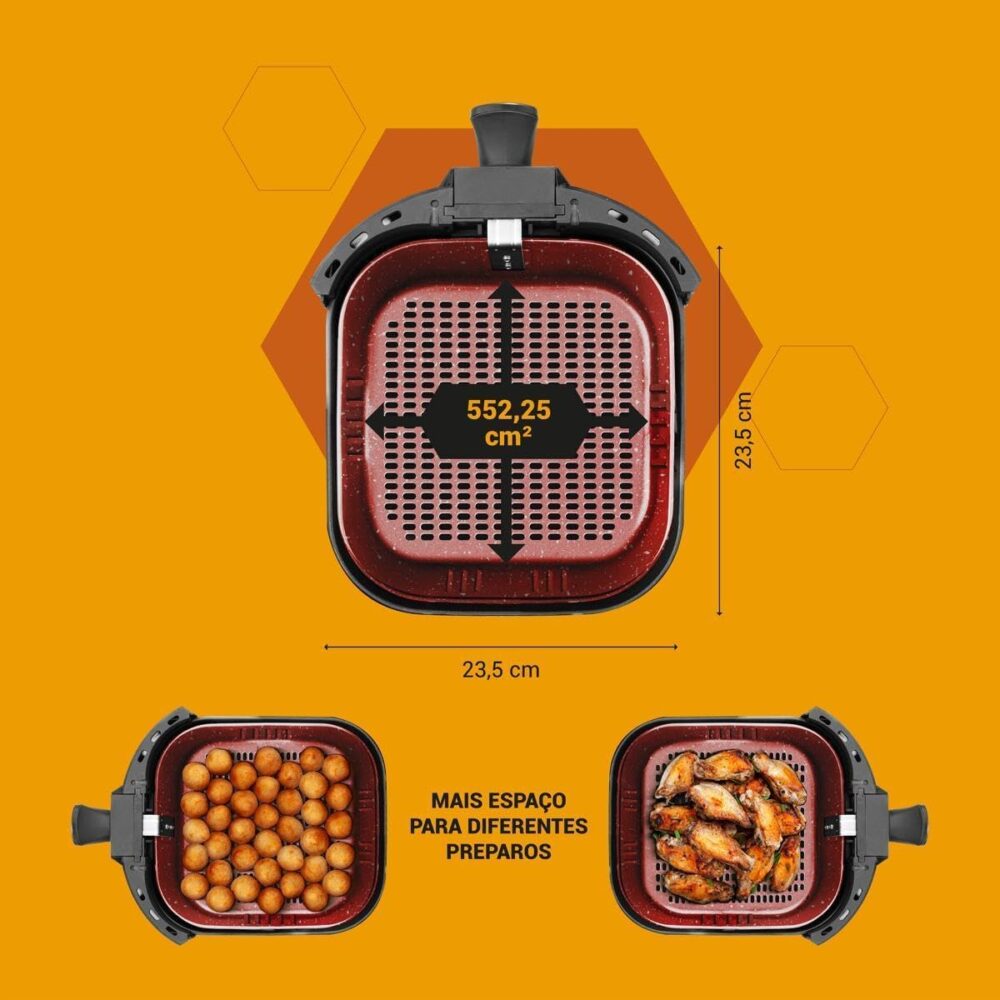 Air Fryer Philco 5,5L Revestimento Redstone 1500W 220 | É bom mesmo? Descubra antes de comprar - Image 7
