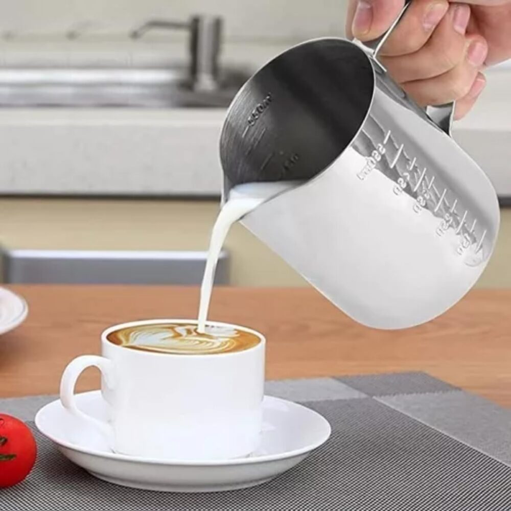 Jarra Barista Inox 350 ml Cremeira Americana Pitcher Leiteir... - Image 2