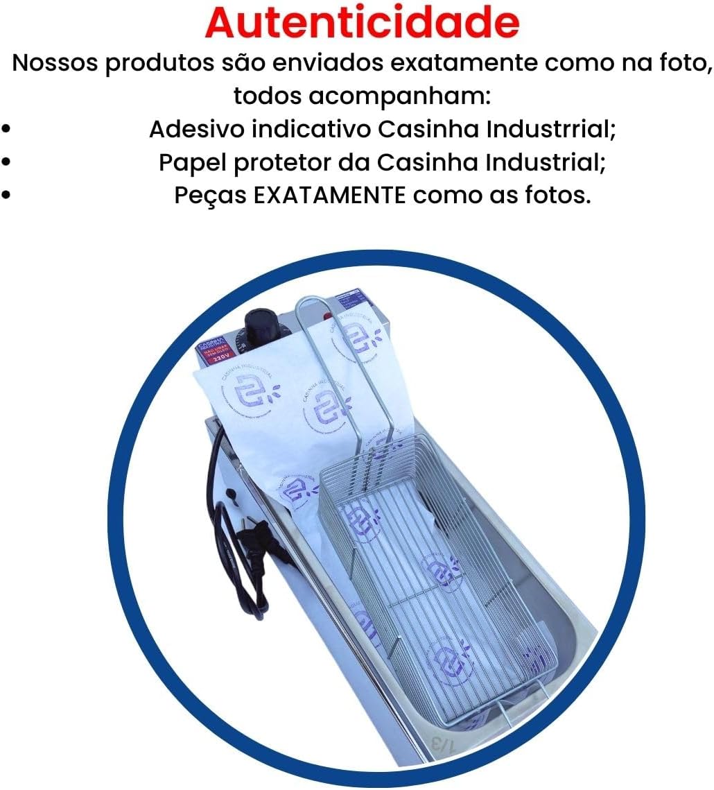 Fritadeira Industrial Elétrica Cuba 3L (110) | É bom mesmo? Descubra antes de comprar - Image 9
