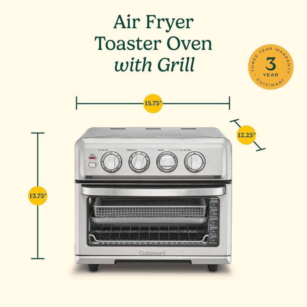 CUISINART Forno AirFryer TOA-70 com Grill | É bom mesmo? Descubra antes de comprar - Image 7