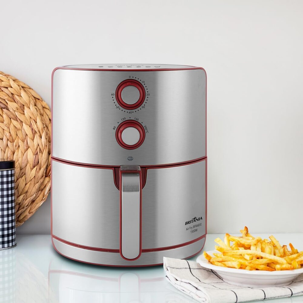Fritadeira Air Fry Britânia BFR46VI Antiaderente 4,6L 1500W ... | É bom mesmo? Descubra antes de comprar - Image 9